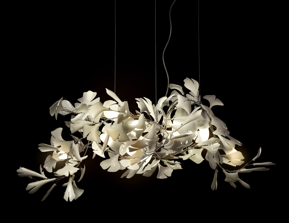 Light as art: The Ginkgo Collection_chandelier