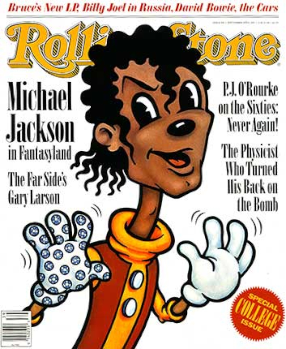 Cover of Rolling Stone: 'Michael Jackson in Fantasyland'.