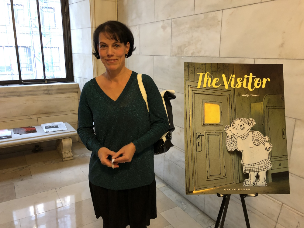 Antje Damm at the award ceremony for 