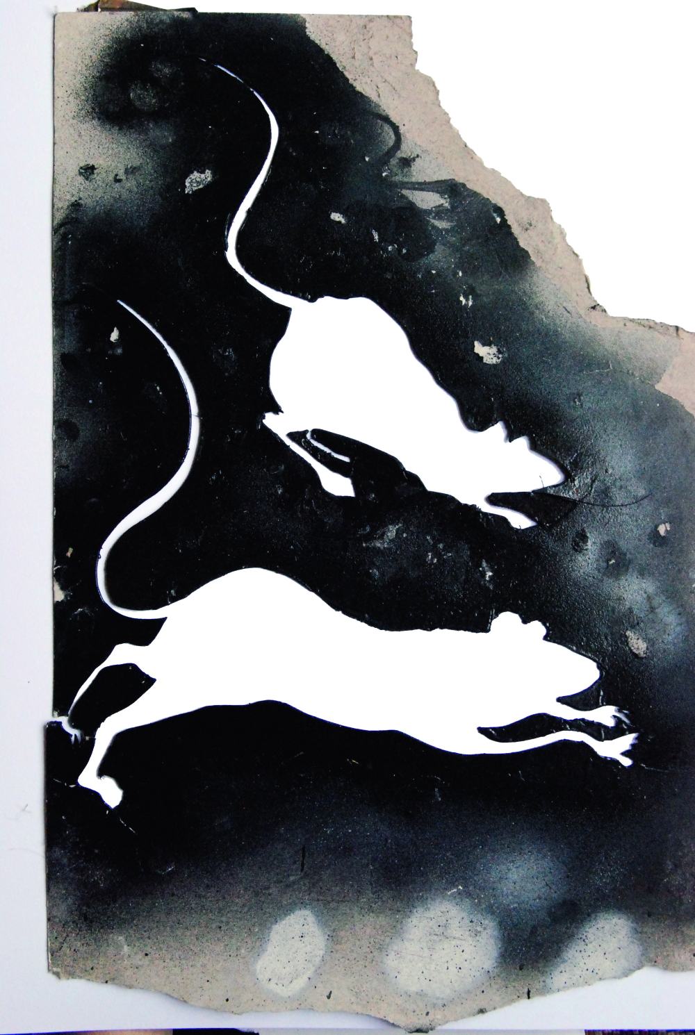 Rats stencil