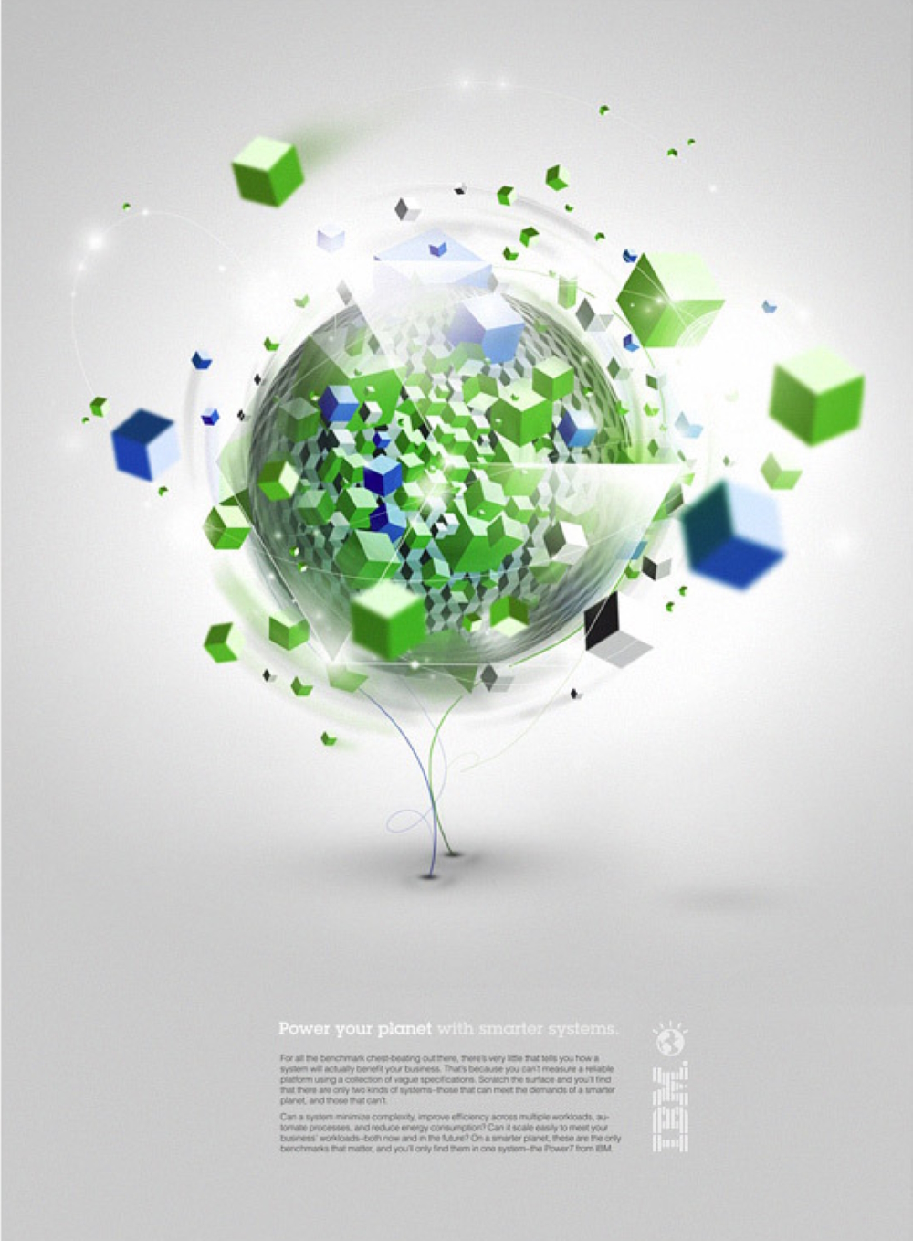 David Mascha's work for IBM’s ‚Power Your Planet/System X‘ campaign (here The Wall Steet ad) started it all for him in 2010.