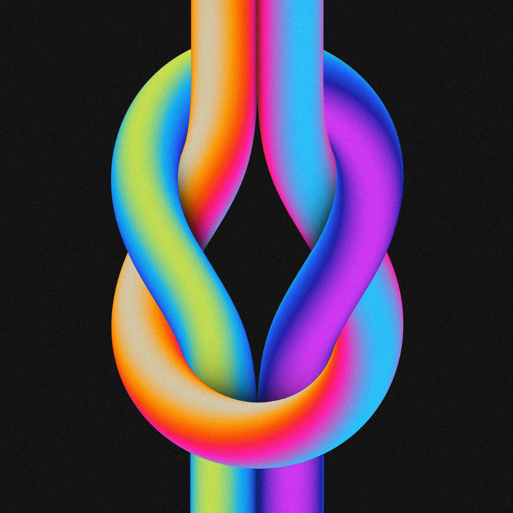 'Knot' (available as a fine art gliceé limited edition print in the shop on the artist's homepage.)