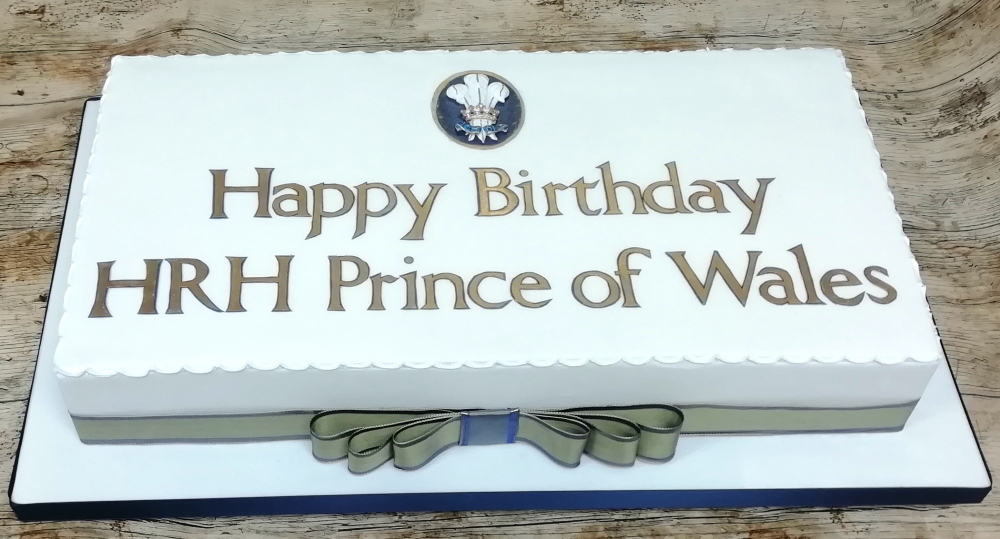 The official cake for HRH Prince of Wales 70th birthday