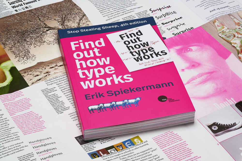 'Find out how type works'-cover by Erik Spiekermann
