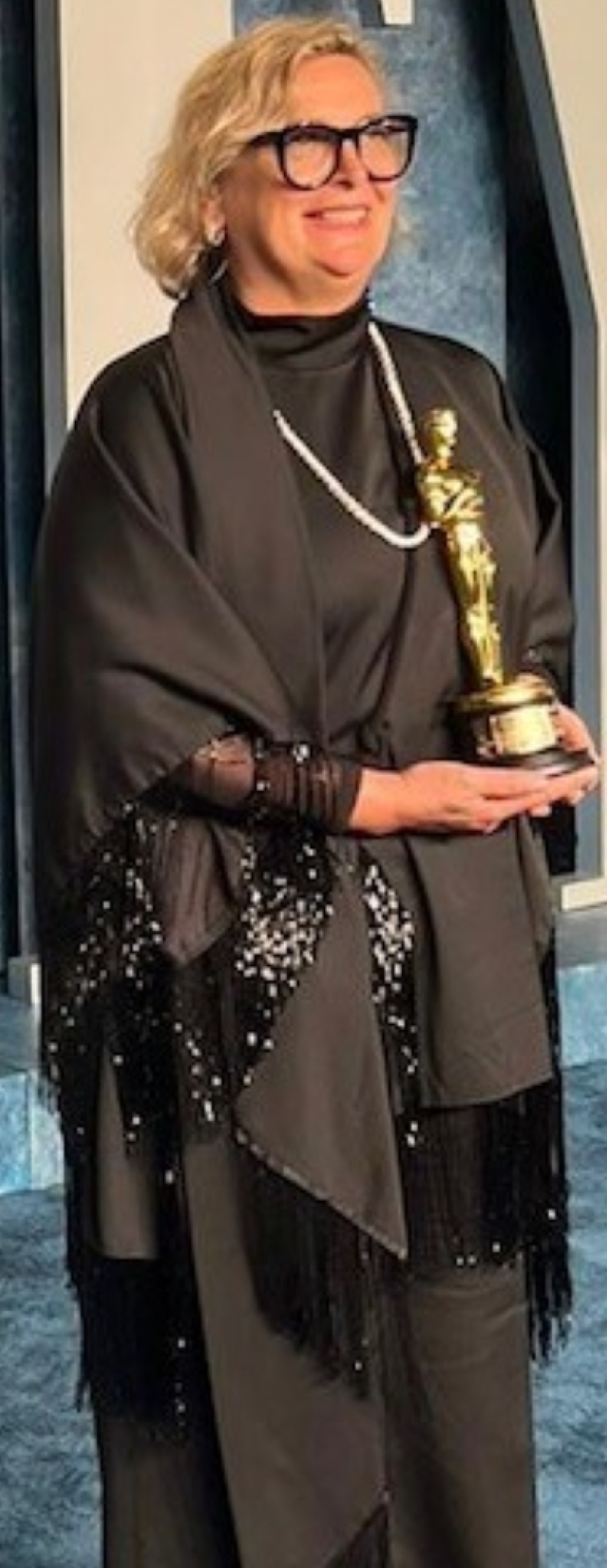 Ernestine Hipper received an Oscar at the 95th Academy Awards by the Academy of Motion Picture Arts and Sciences (AMPAS) on March 12, 2023 for the set decoration of the movie 'All Quiet on the Western Front'.