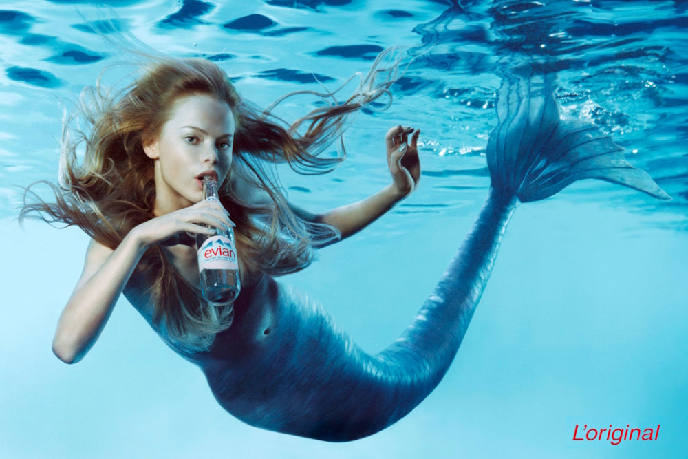Advertising for Evian