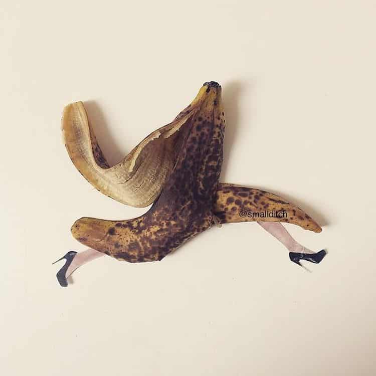 Banana peel skirt