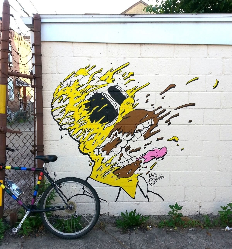 mural of 'Deconstructing Homer'