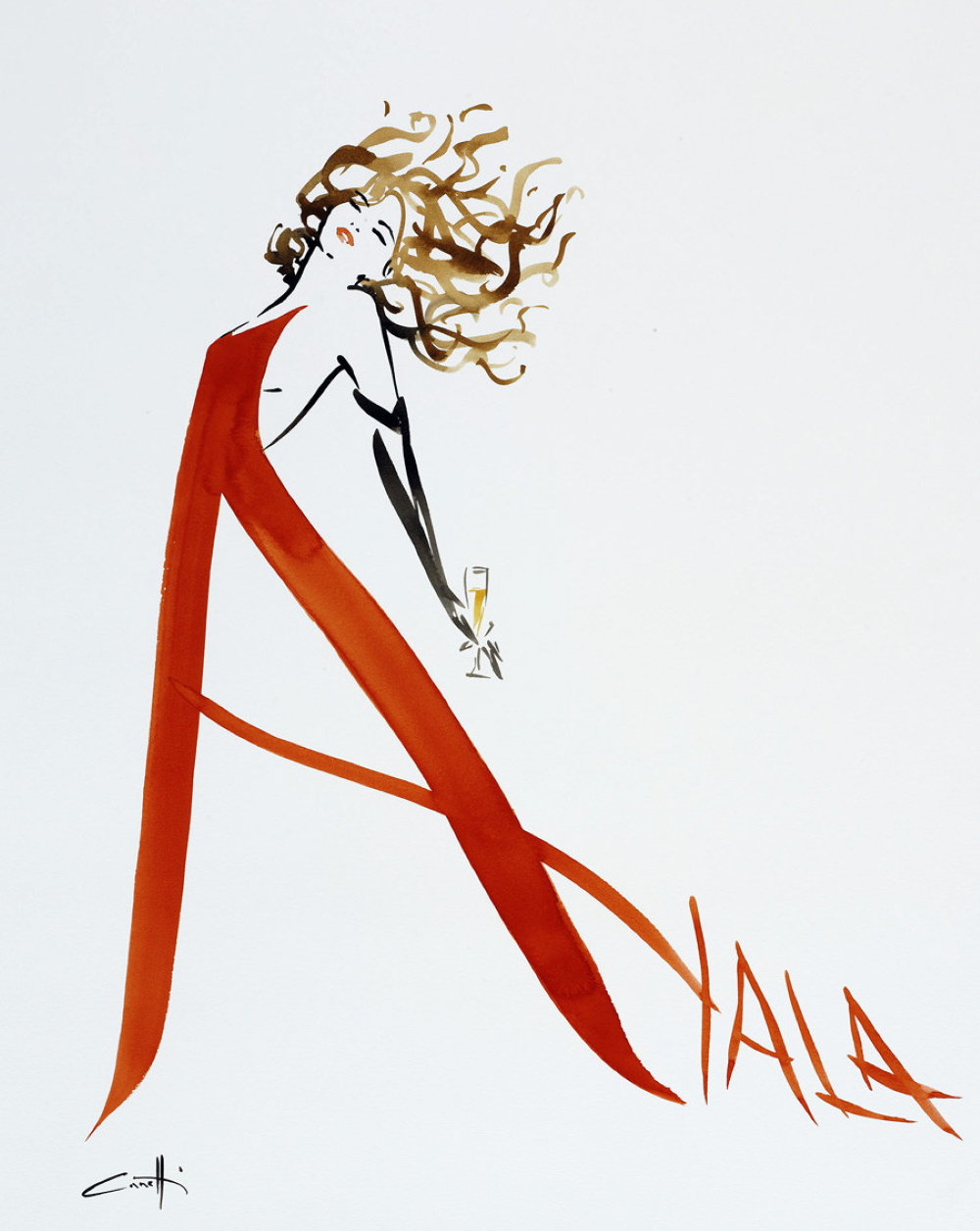 Illustration for Champagne Ayala