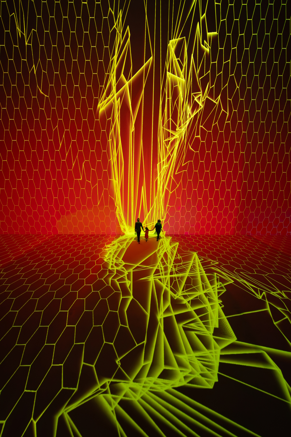 Millages Cosmiques (2024) - Generative and interactive virtual reality installation. Solo-exhibition 'Pixels' in Grand Palais Immersif, Paris (France).