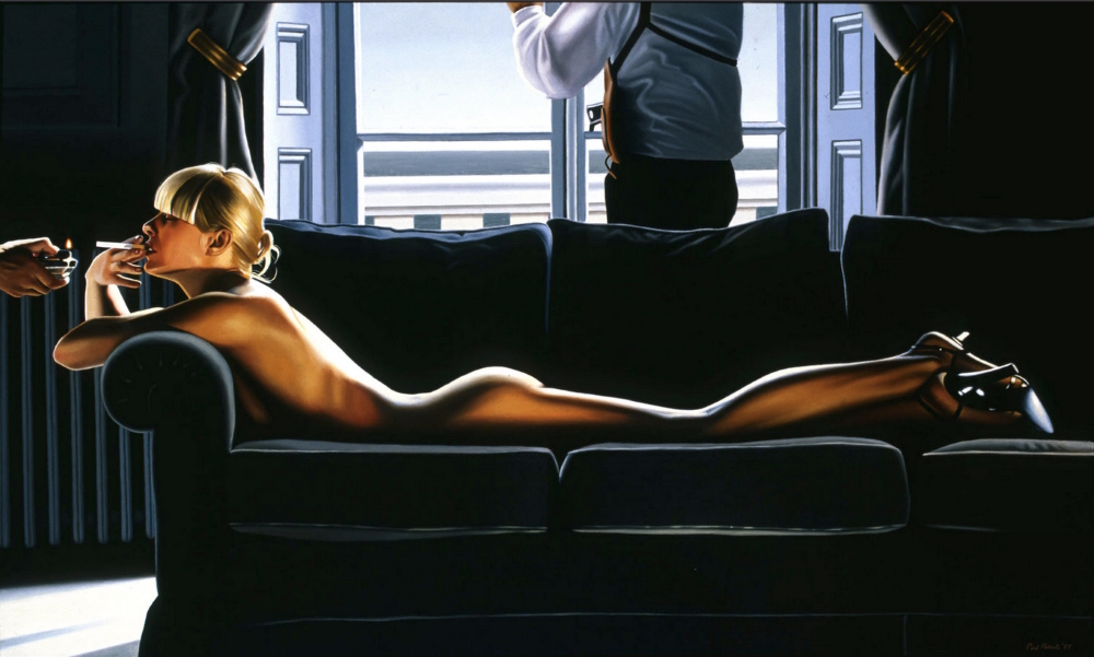'Bodyguard 2' (Oil On Canvas, 91.5 x 152.5 cm, 1977)