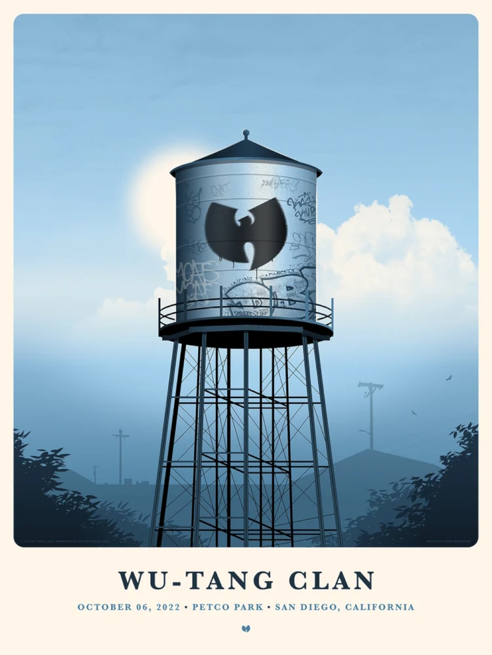 Wu-Tang Clan @ Leipzig & Frankfurt 2022. Offset Litograph. 18