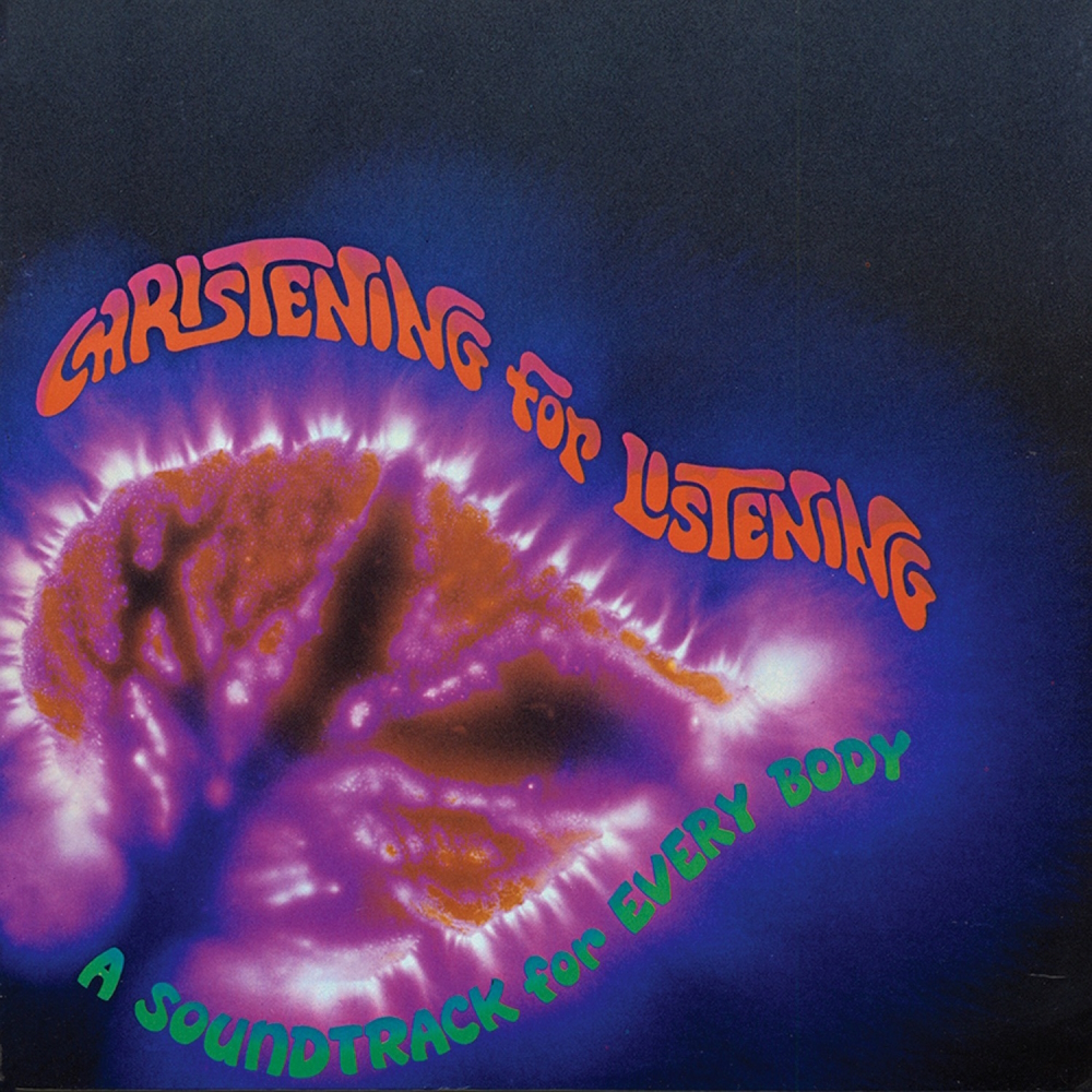 'Christening for Listening': The original cover and title of the album from 1975 that pioneered the new age music genre. Funny fact: to mention the artist's name on the cover sleeve was forgotten while designing it.