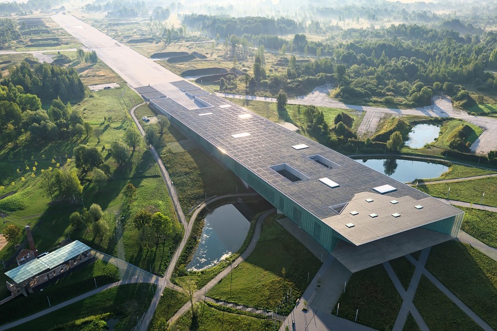 Estonian National Museum in Tartu/Estonia: the competition for that tender was won by a cooperation of Dan Dorell, Lina Ghotmeh and Tane Tsuyoshi in 2006 (building completed ten years later).