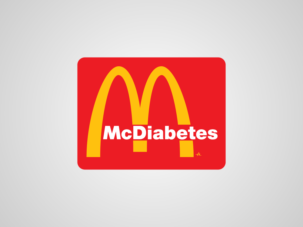 Honest Logo (unofficial artwork): McDonalds/McDiabetes